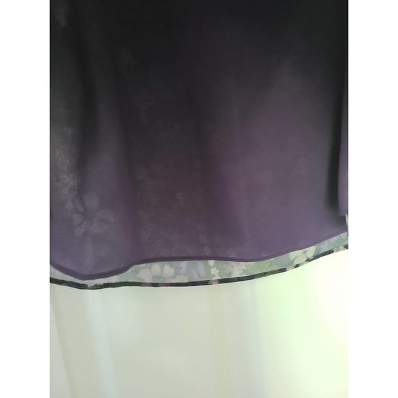 W By Worth Pleated Cold Shoulder Floral Blouse 6 - Picture 7 of 7